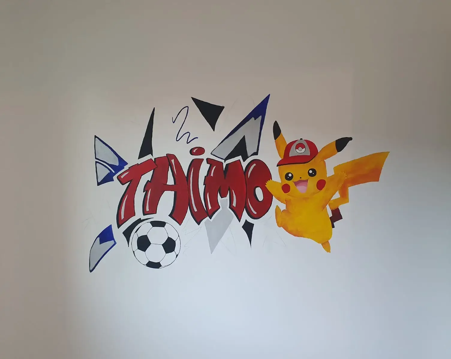 Muurschildering-acryl-naam